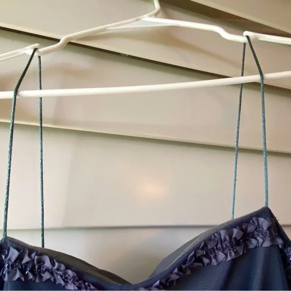 JS Collections gray cocktail dress. Size 8. - Picture 3 of 8